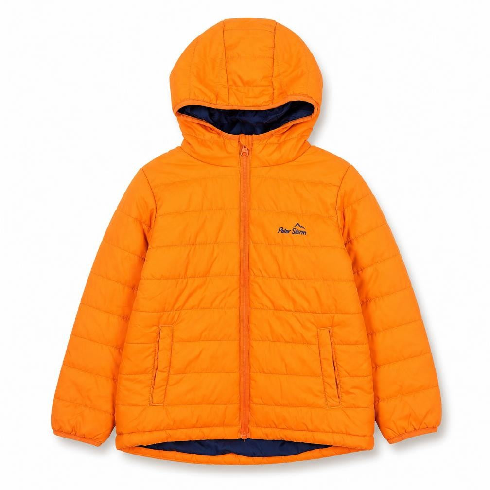 Boys UK Size 5-6 Years Peter Storm Orange Puffer Jacket