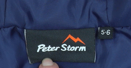 Boys UK Size 5-6 Years Peter Storm Orange Puffer Jacket
