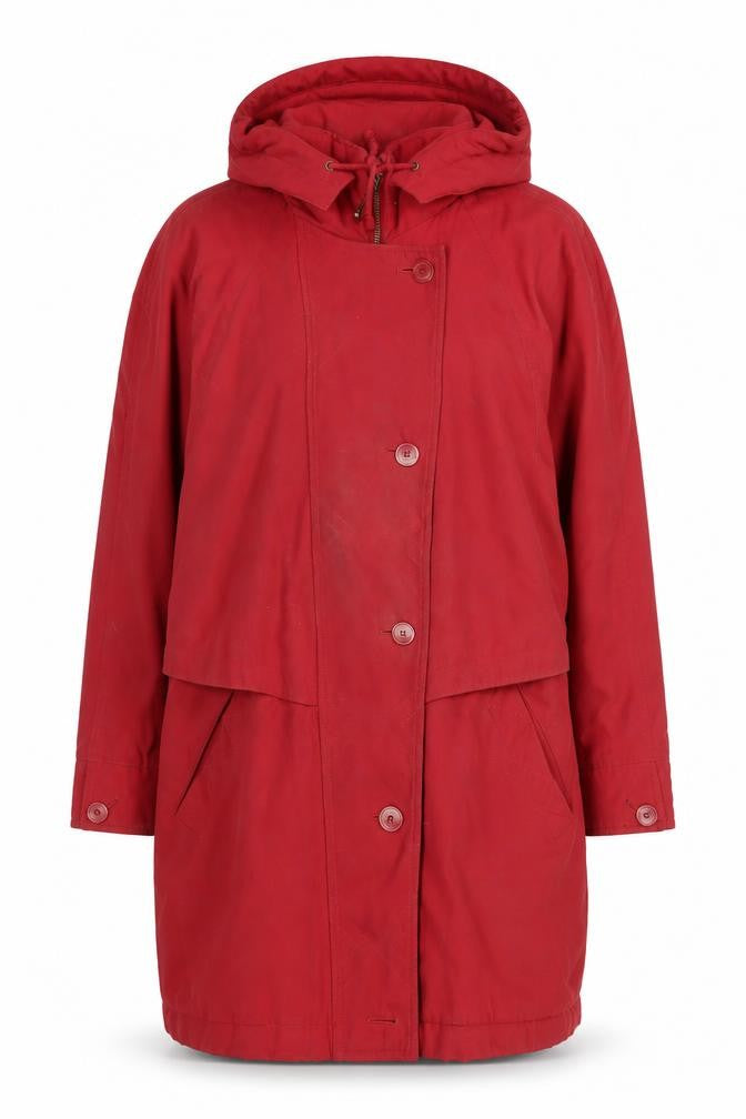 Womens UK Size S Dannimac Red Rain Coat