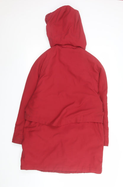 Womens UK Size S Dannimac Red Rain Coat