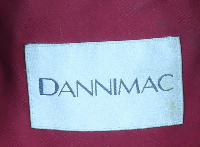 Womens UK Size S Dannimac Red Rain Coat