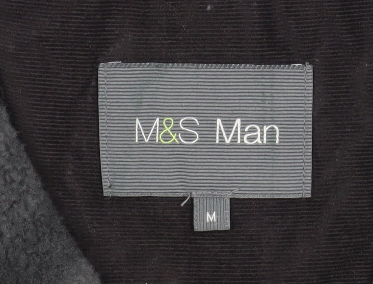 Mens UK Size M Marks and Spencer Grey Pullover Sweatshirt