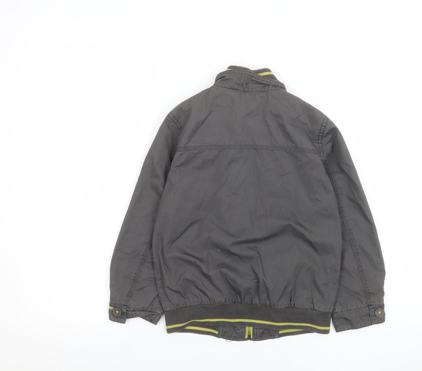 Boys UK Size 7 Years Baker by Ted Baker Grey Bomber Jacket