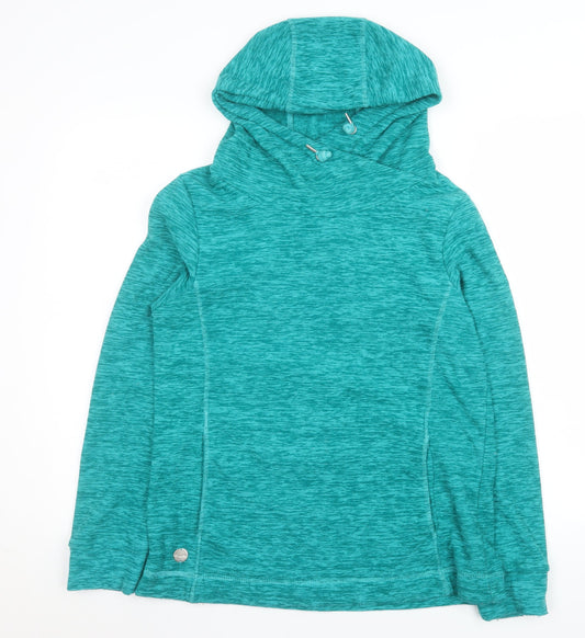 Womens UK Size 10 Regatta Green Pullover Hoodie