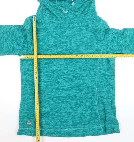 Womens UK Size 10 Regatta Green Pullover Hoodie