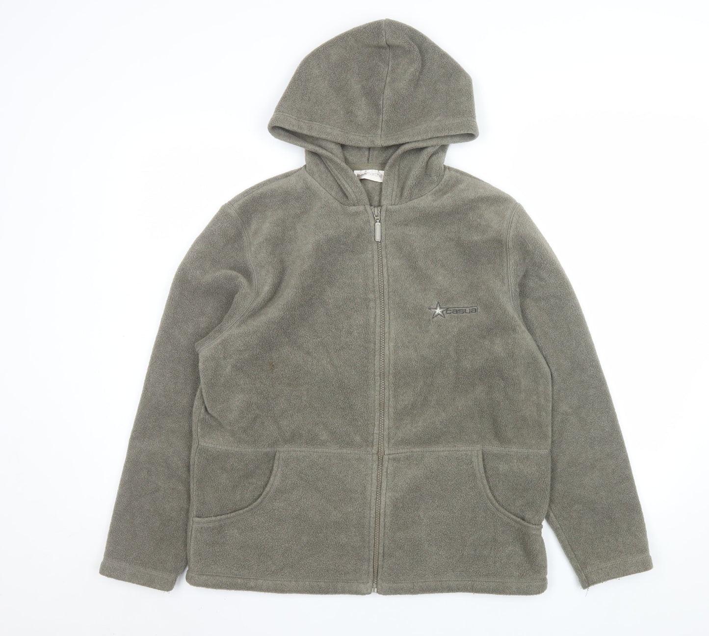 Mens UK Size S Bonmarché Grey Basic Jacket