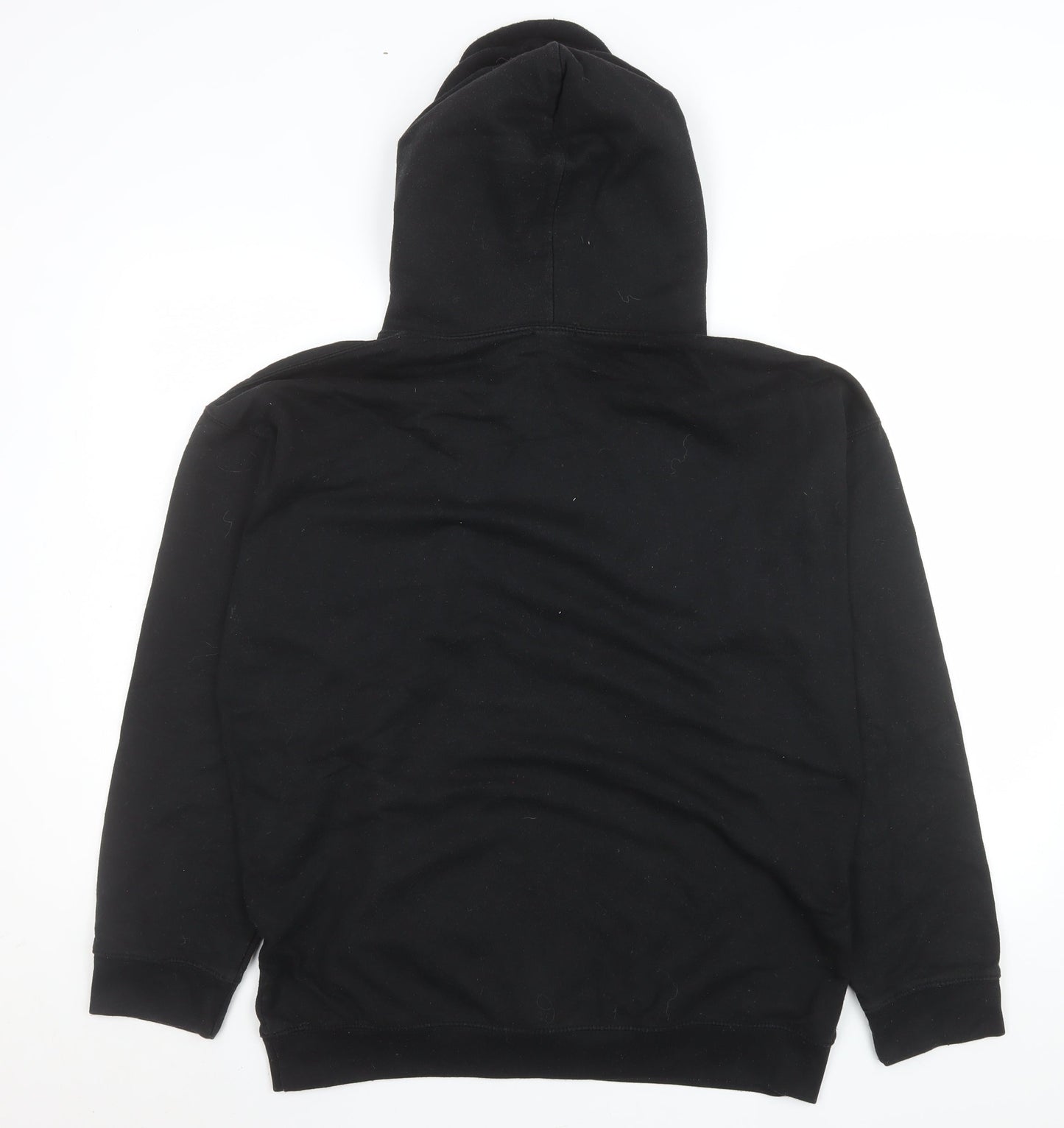 Mens UK Size S boohooMAN Black Pullover Hoodie