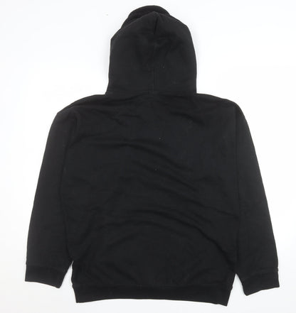 Mens UK Size S boohooMAN Black Pullover Hoodie