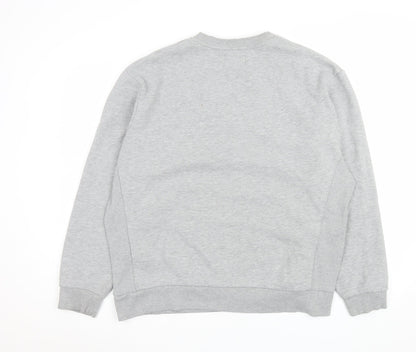 Womens UK Size 14 Superdry Grey Pullover Sweatshirt