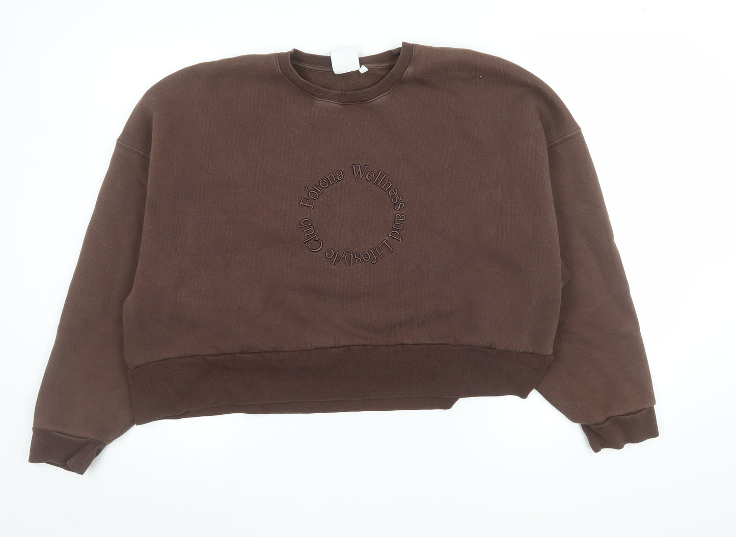 Womens UK Size 14 Fórena Brown Pullover Sweatshirt