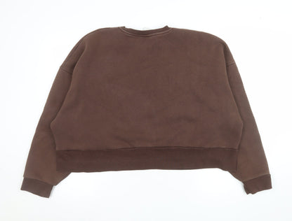 Womens UK Size 14 Fórena Brown Pullover Sweatshirt
