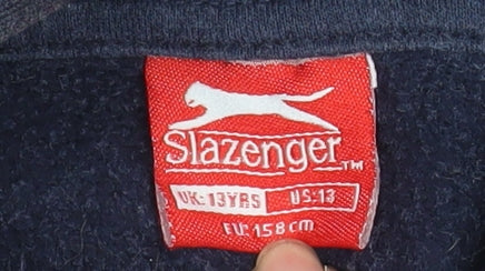 Boys UK Size 13 Years Slazenger Blue Pullover Hoodie
