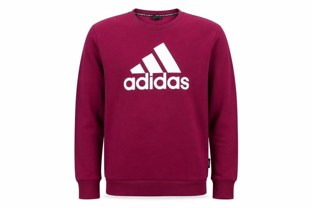 Mens UK Size L adidas Purple Pullover Sweatshirt