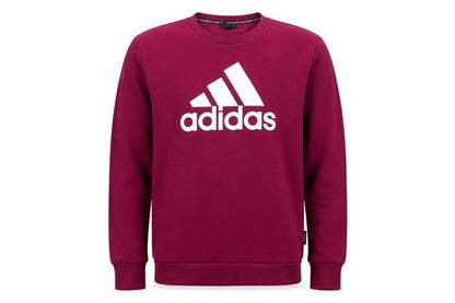 Mens UK Size L adidas Purple Pullover Sweatshirt