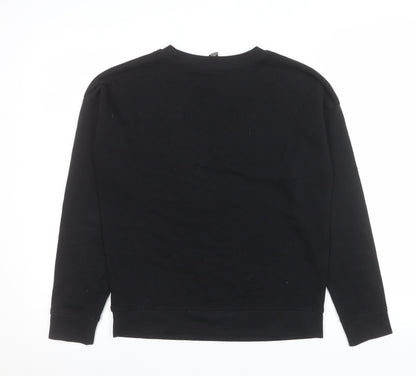 Womens UK Size 6 New Look Black Pullover Sweatshirt