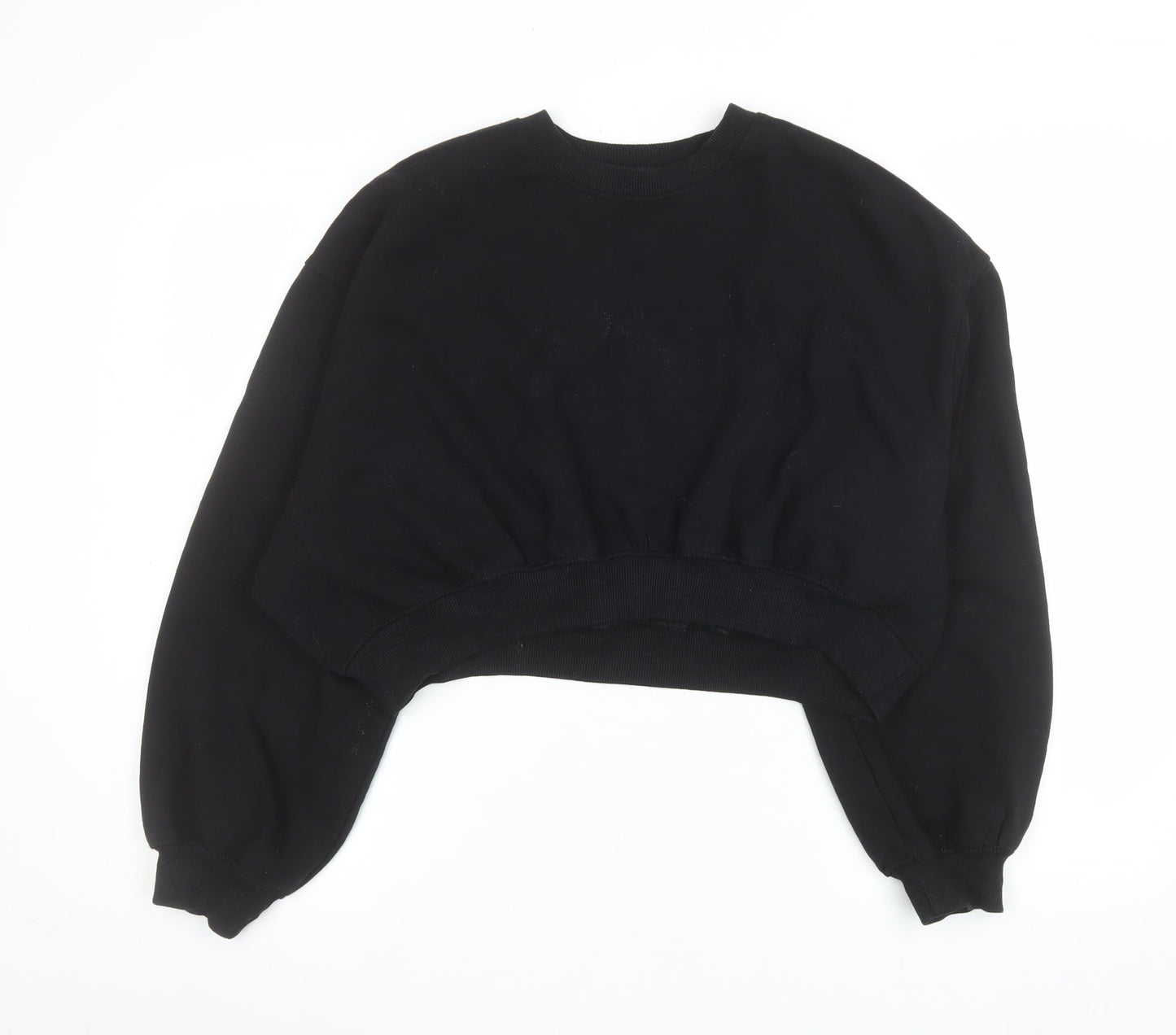 Womens UK Size L Zara Black Pullover Sweatshirt