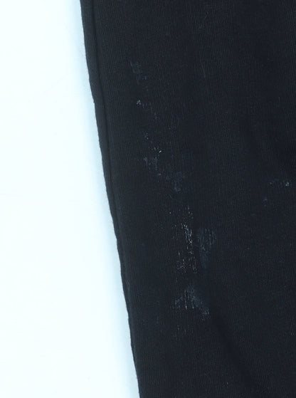 Womens UK Size L Zara Black Pullover Sweatshirt