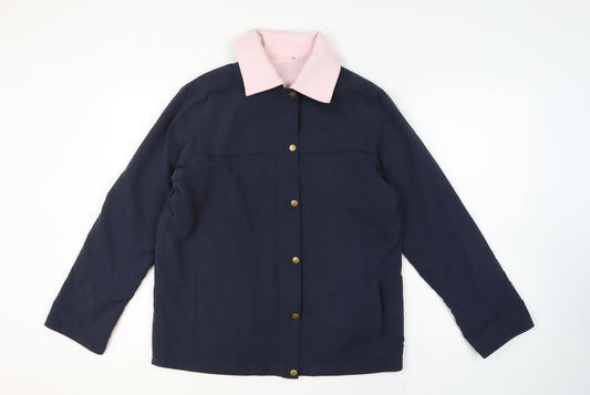 Womens UK Size 12 Marks and Spencer Blue Basic Jacket