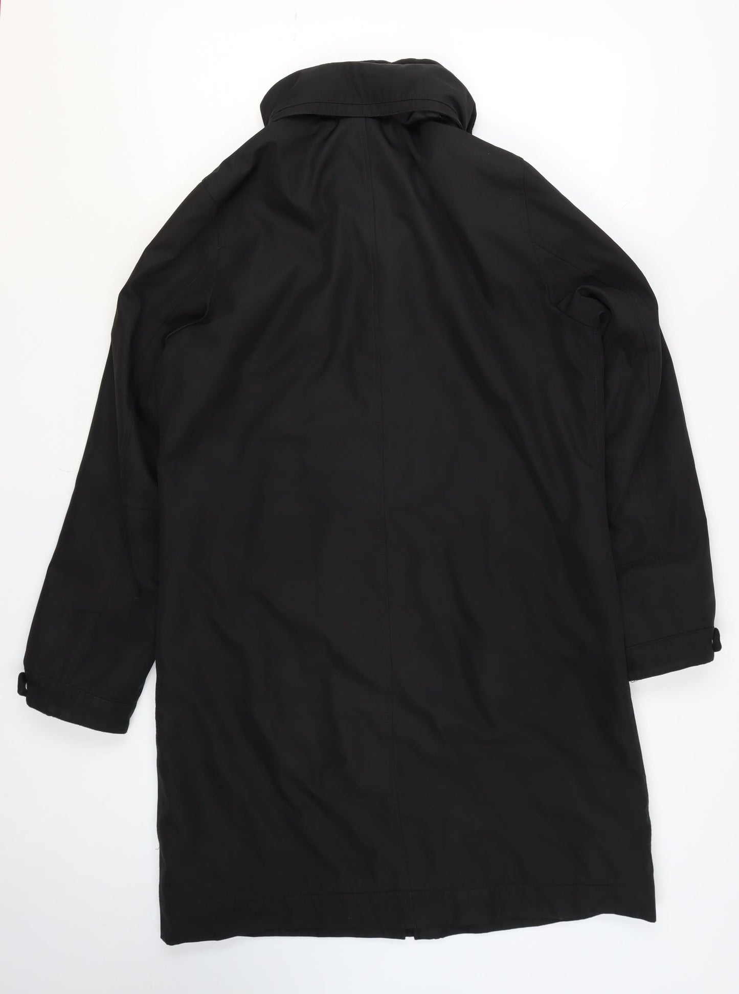 Womens UK Size 12 ReSET Black Rain Coat