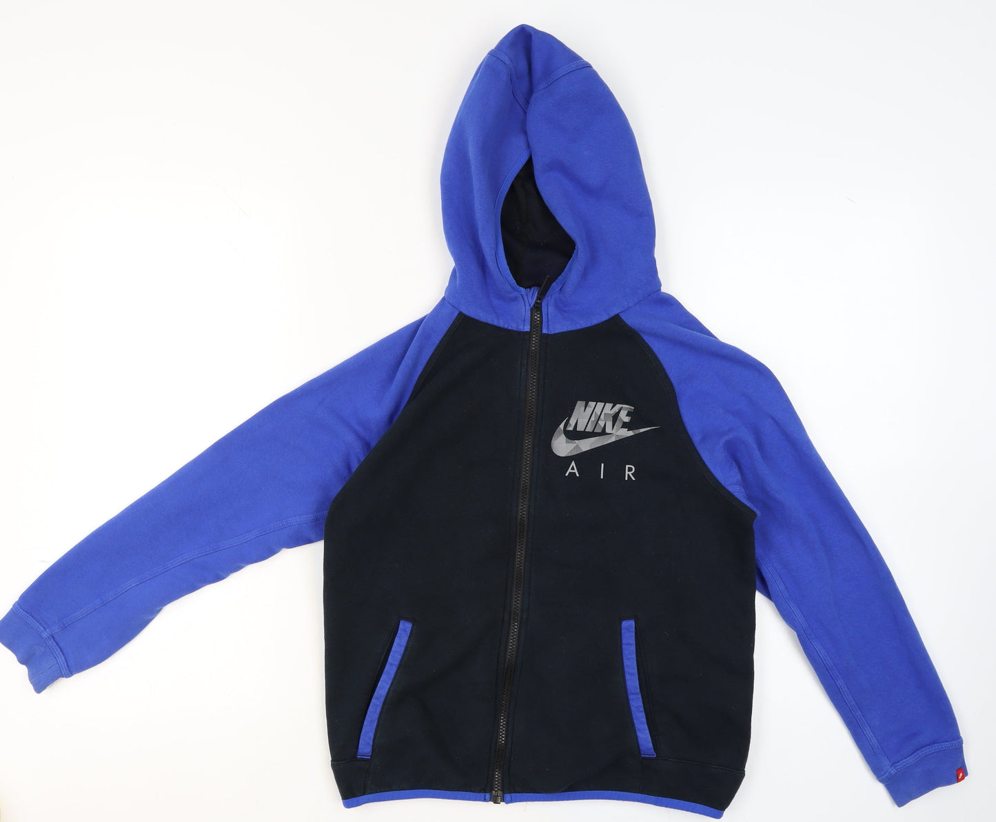 Boys UK Size L Nike Blue Full Zip Hoodie