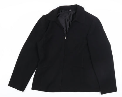 Womens UK Size 14 BHS Regular Black Suit Jacket