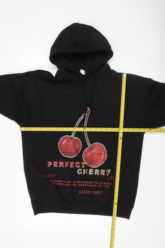 Mens UK Size M Stylewise Black Pullover Hoodie