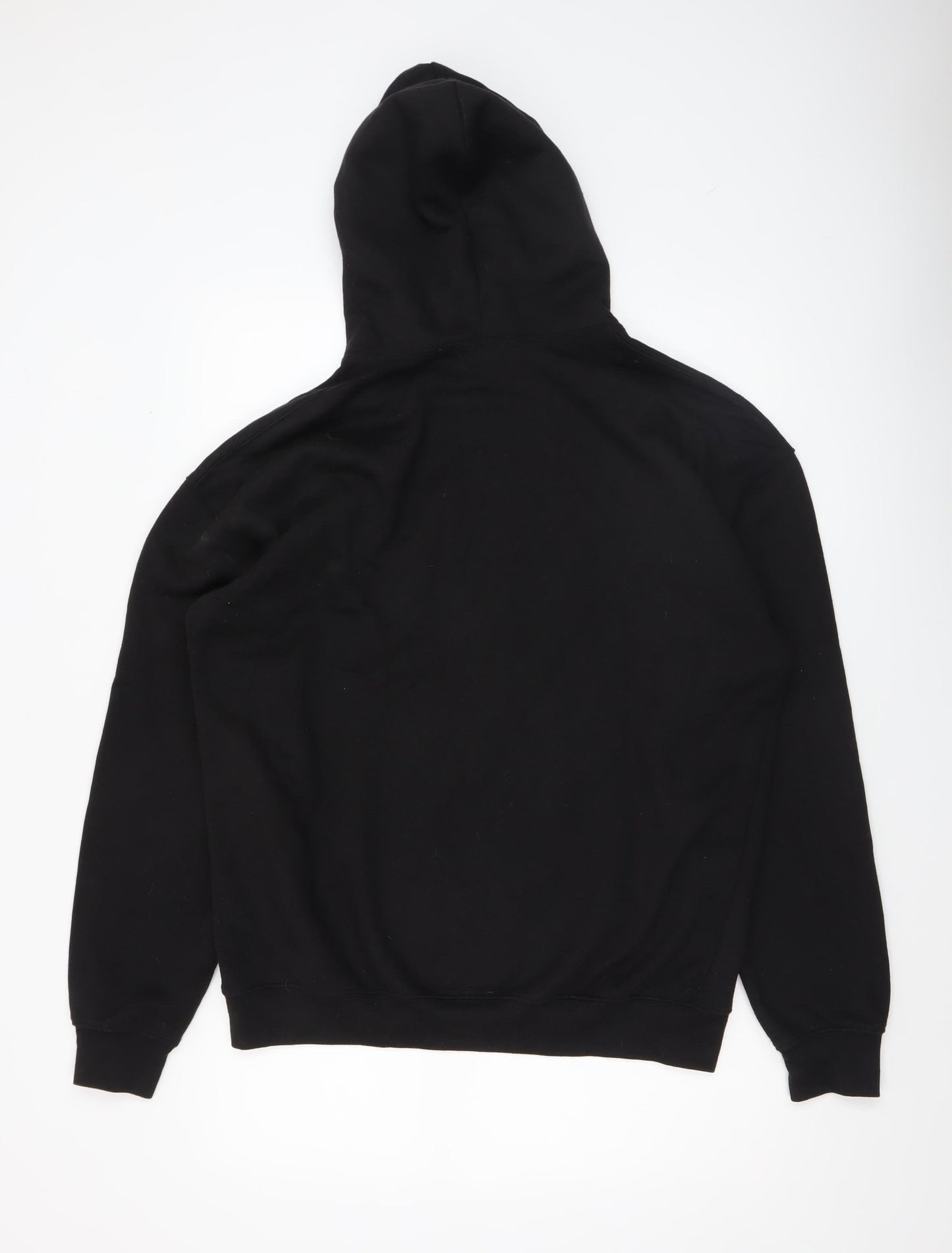 Mens UK Size M Stylewise Black Pullover Hoodie