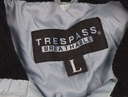 Mens UK Size L Trespass Blue Parka Coat