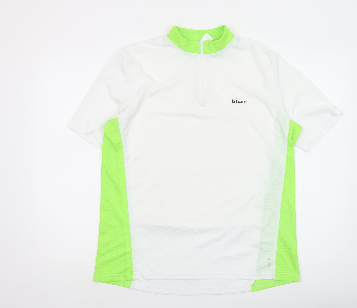 Mens UK Size L b'Twin White Cycling T-Shirt