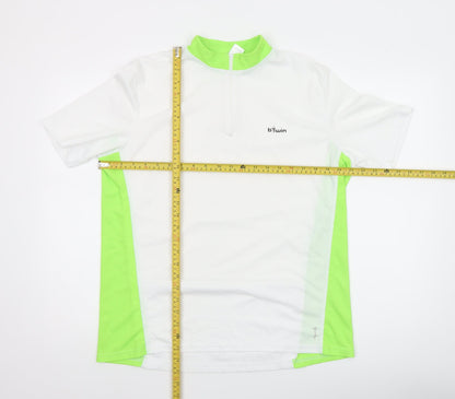 Mens UK Size L b'Twin White Cycling T-Shirt