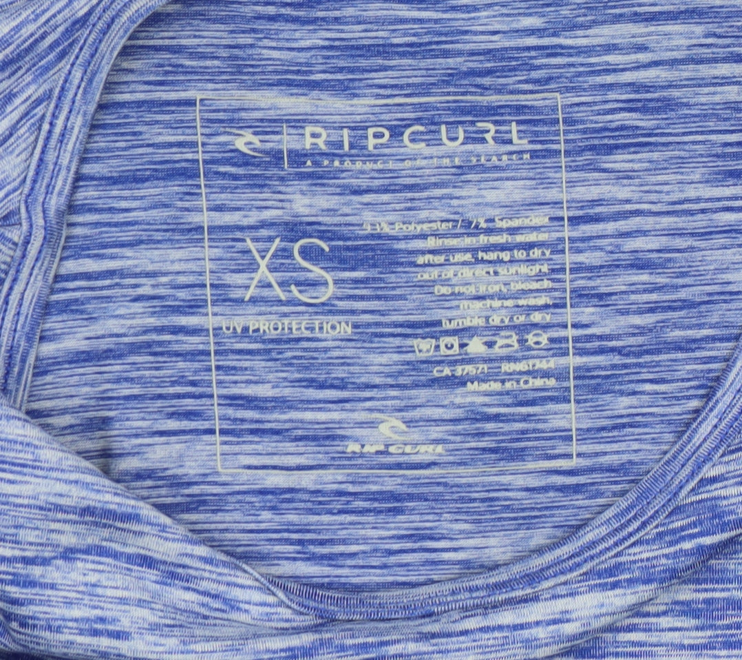 Womens UK Size XS RIP CURL Blue Beach Surfing Water Sports Running & Jogging Gym