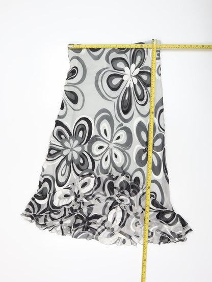 Womens UK Size 14 Arruba Flare Chiffon Skirt