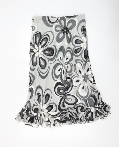 Womens UK Size 14 Arruba Flare Chiffon Skirt