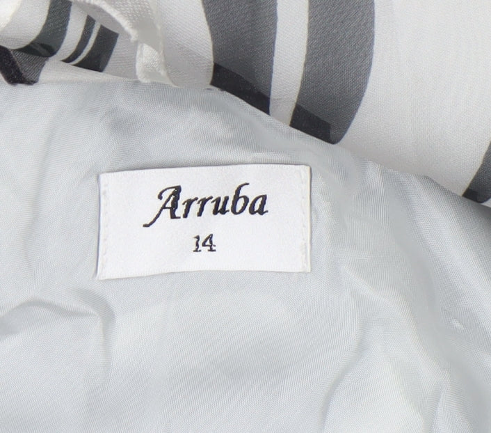 Womens UK Size 14 Arruba Flare Chiffon Skirt