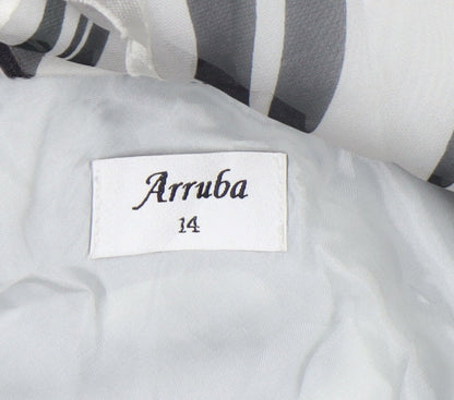 Womens UK Size 14 Arruba Flare Chiffon Skirt