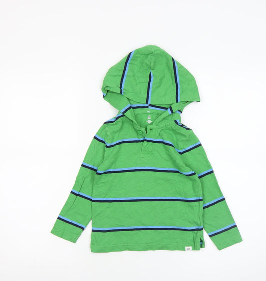 Boys UK Size 4 Years Gap Green Basic T-Shirt