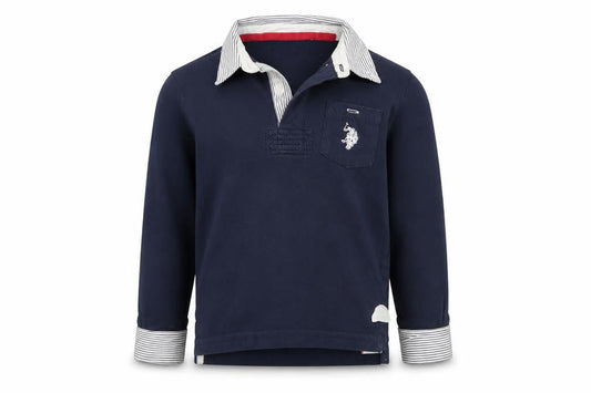 Boys UK Size 3 Years U.S. Polo Assn. Blue Basic Polo