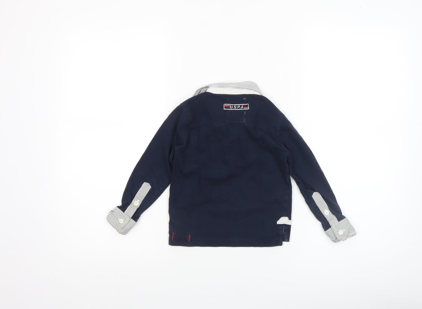 Boys UK Size 3 Years U.S. Polo Assn. Blue Basic Polo