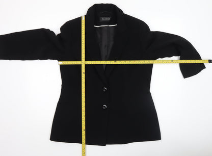 Womens UK Size 14 Planet Regular Black Blazer