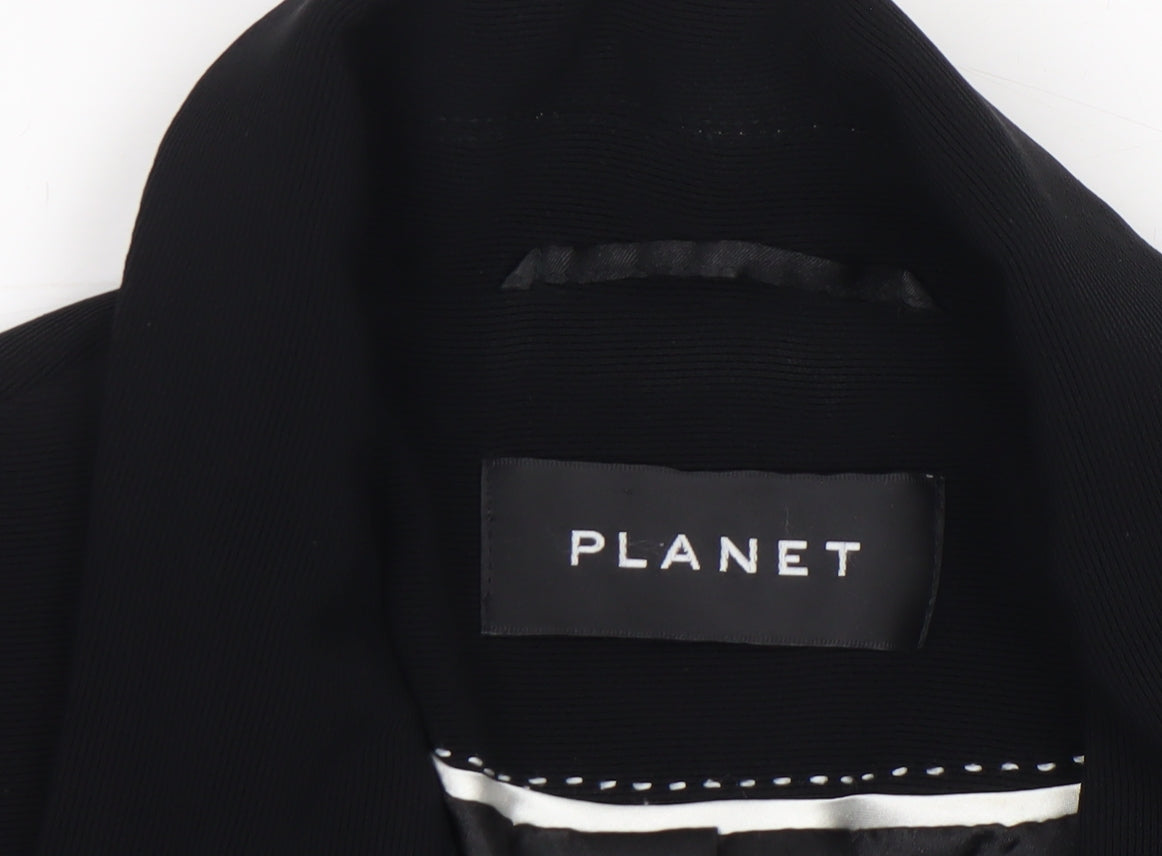 Womens UK Size 14 Planet Regular Black Blazer
