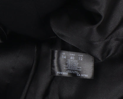 Womens UK Size 14 Planet Regular Black Blazer