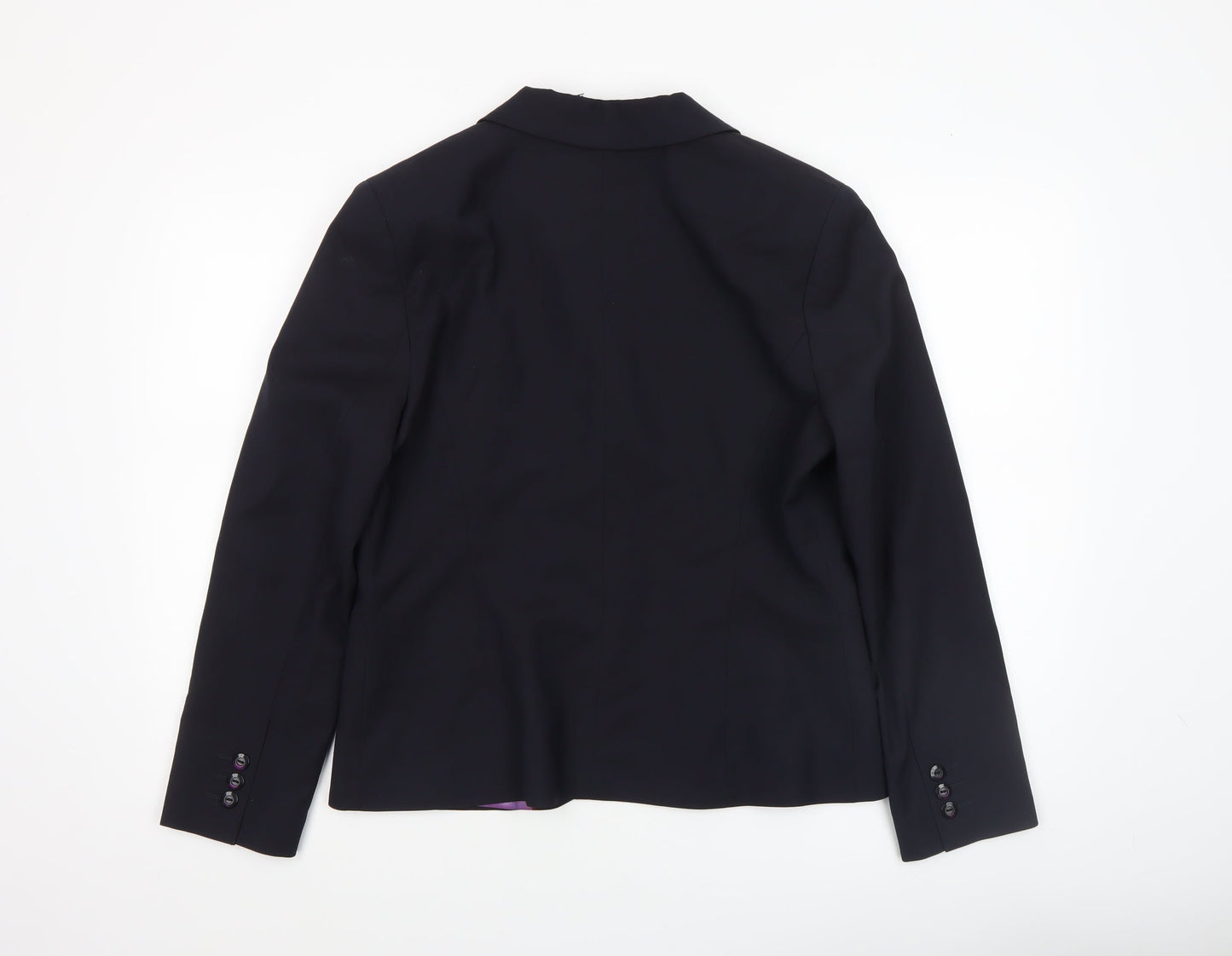 Womens UK Size 14R Brook Taverner Regular Black Suit Jacket