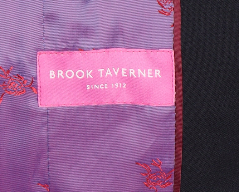 Womens UK Size 14R Brook Taverner Regular Black Suit Jacket