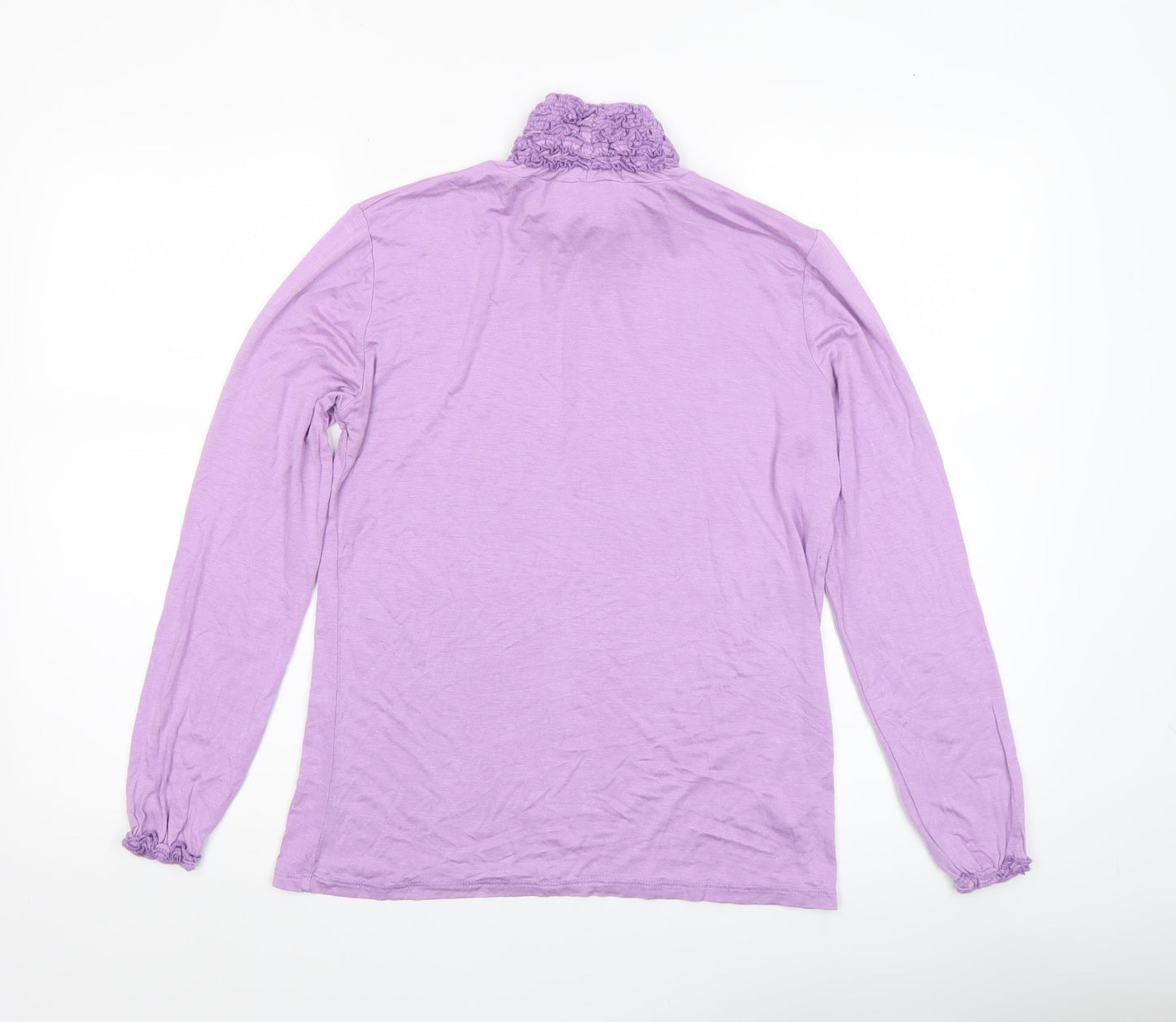 Womens UK Size 12 Aftershock London Purple Basic Blouse