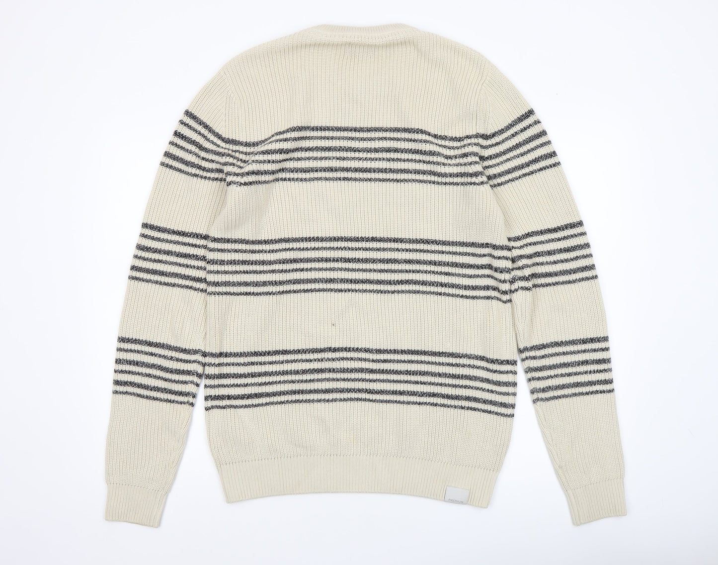 Mens UK Size M JACK & JONES Ivory Pullover Jumper