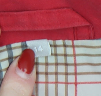 Womens UK Size 14 JFW Red Basic Jacket
