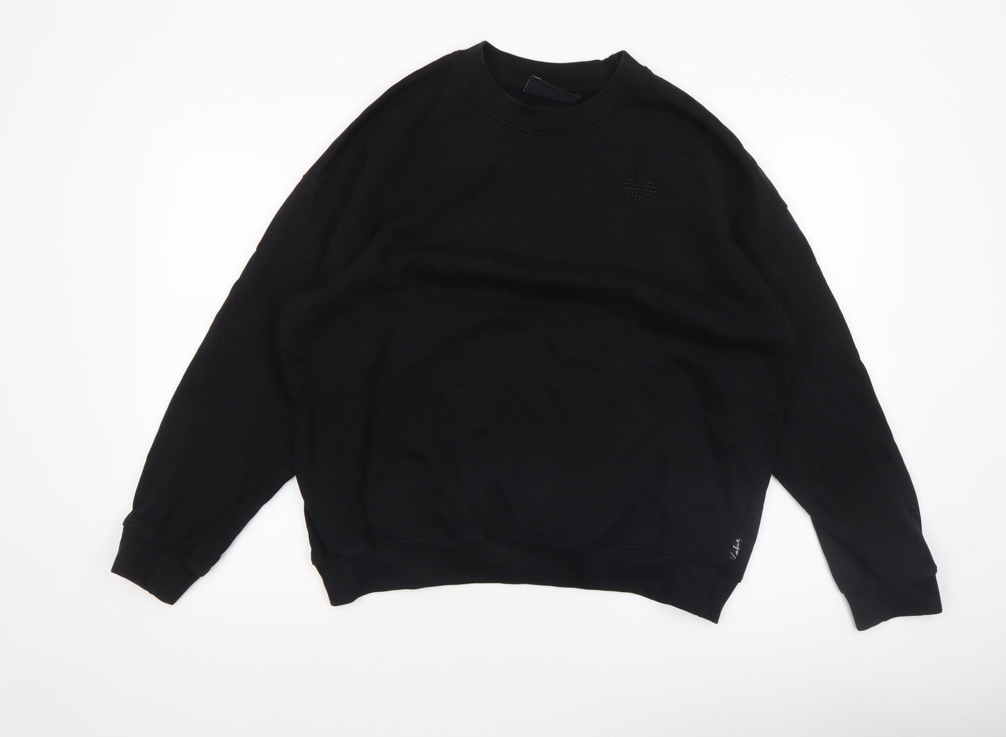 Womens UK Size 8 Couture Black Pullover Sweatshirt