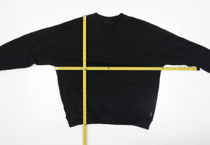 Womens UK Size 8 Couture Black Pullover Sweatshirt