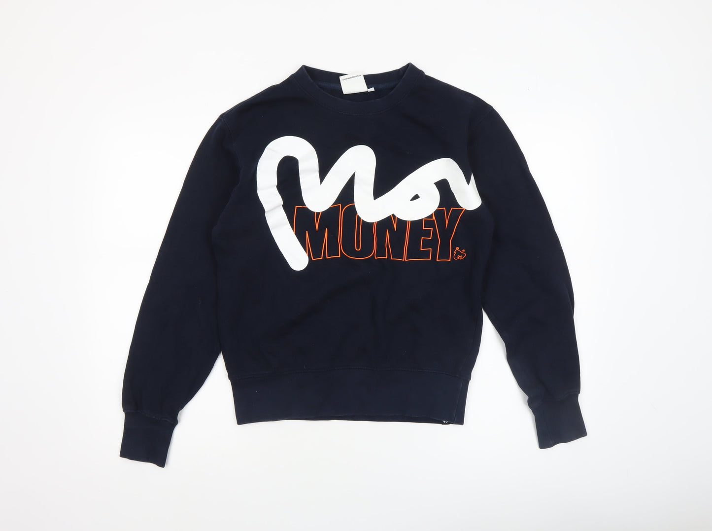 Womens UK Size S Money Blue Pullover Sweatshirt
