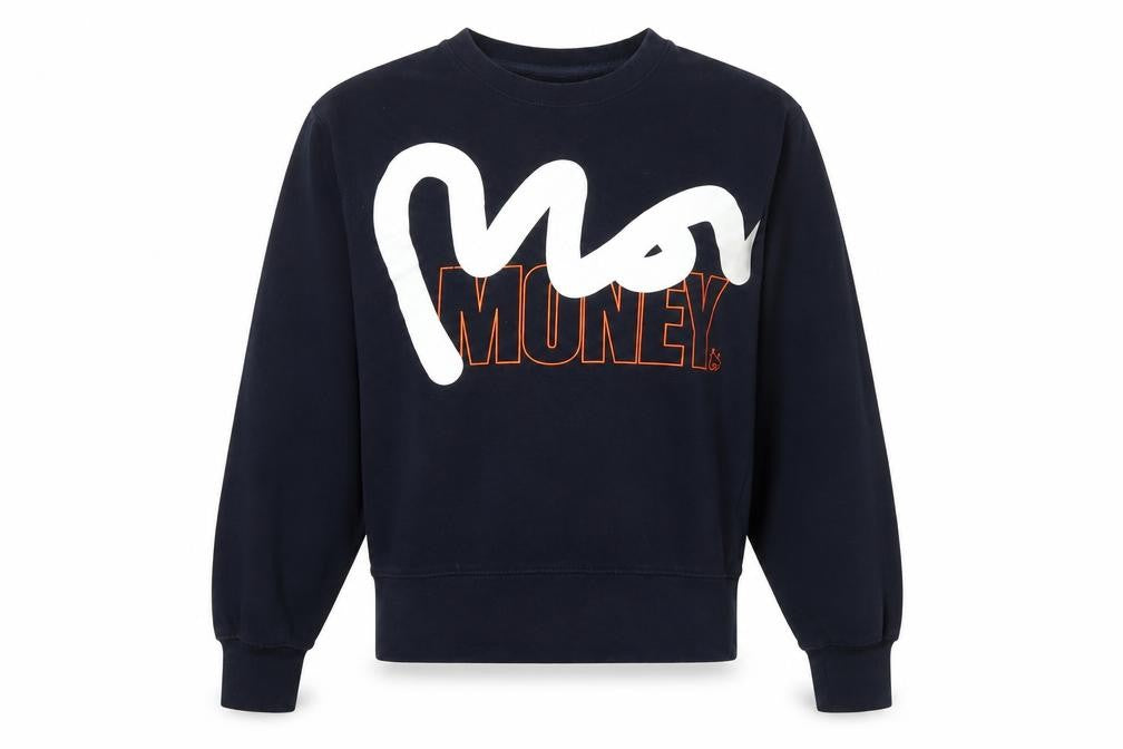 Womens UK Size S Money Blue Pullover Sweatshirt